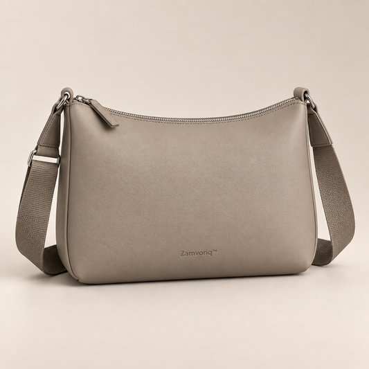 Zamvoriq™ Minimal Wide-Strap Crossbody Bag hero