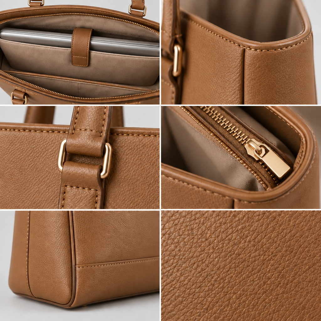 Zamvoriq™ Structured Office Laptop Tote main image 03