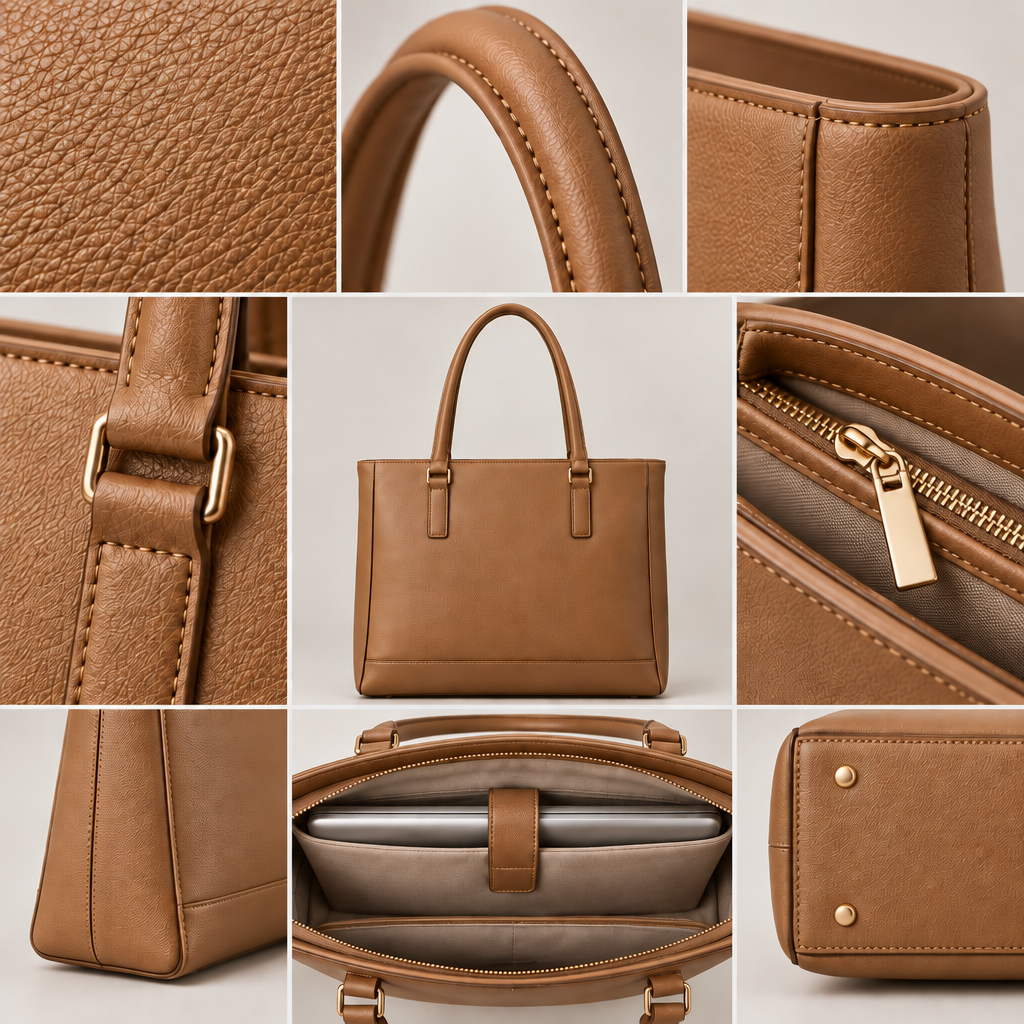 Zamvoriq™ Structured Office Laptop Tote main image 06